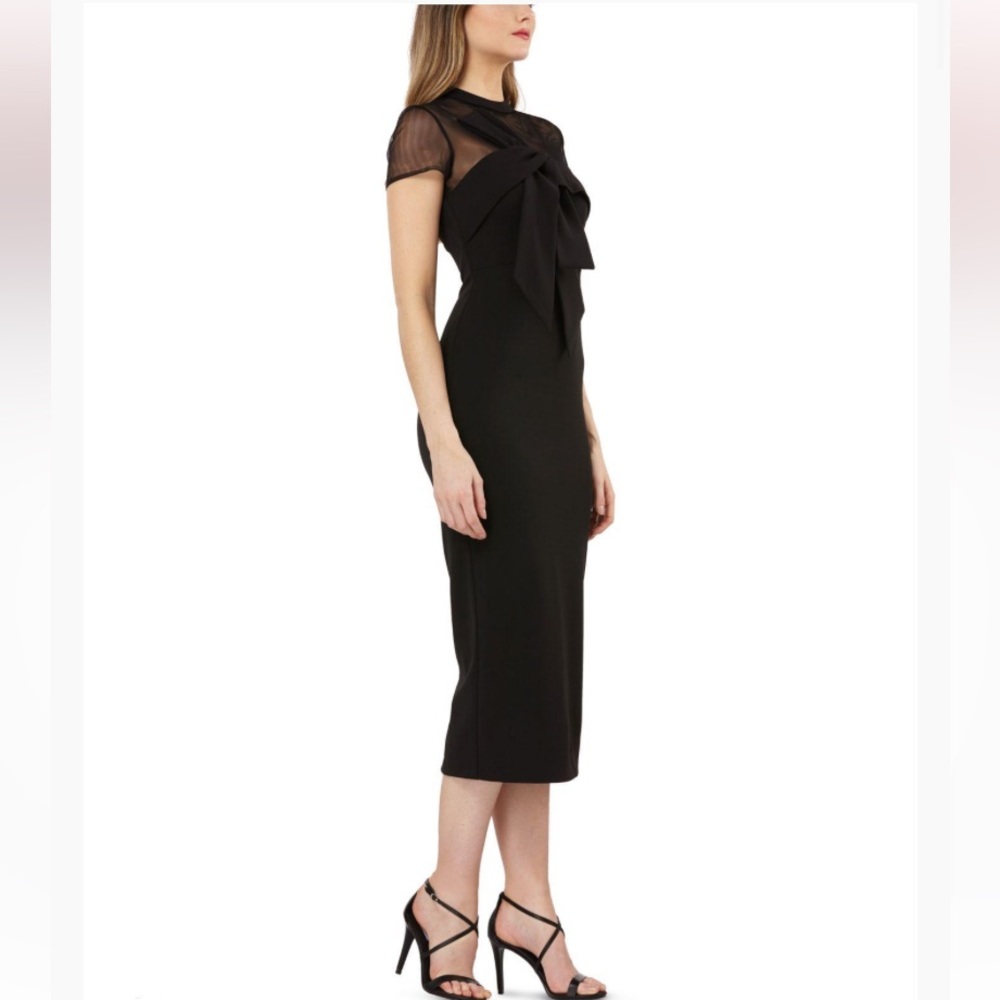 Goodbye Js Collections Bow-Front Illusion Sheath … - image 2